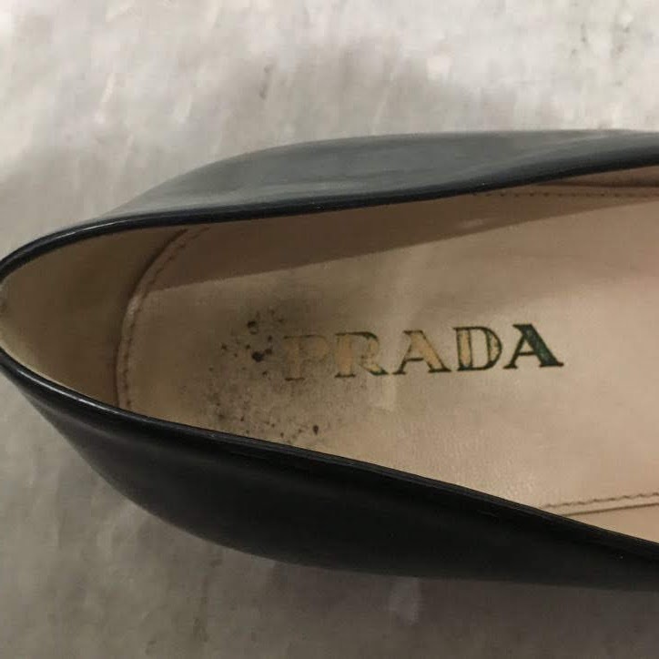 Prada Taffeta Vogue Pointed Toe Skimmer