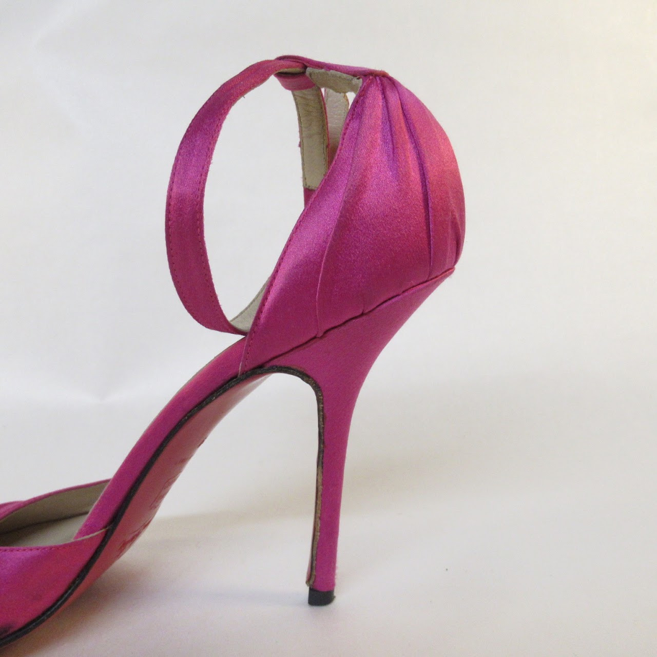 Christian Louboutin Pink Satin Pumps