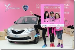 Milano - Lancia Pink Parade , Ypsilon wrappata