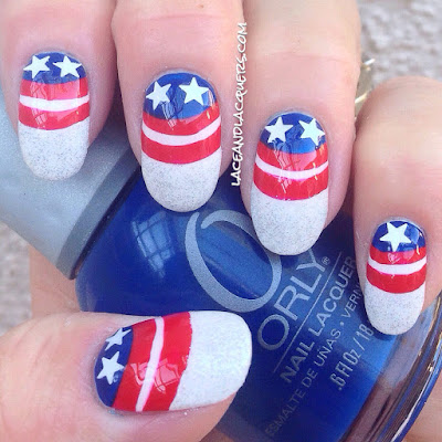 Lace and Lacquers: 4th of July Nail Art