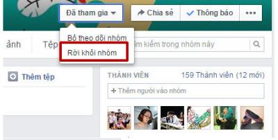 Cách thoát, xóa các nhóm đã tham gia trên Facebook