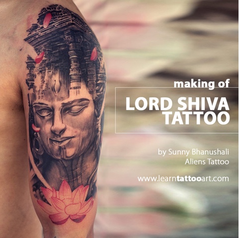 Time Lapse - Making of St Peters Basilica Tattoo by Sunny Bhanushali -  YouTube