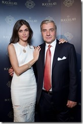 Elisa SEDNAOUI. Andrea BUCCELLATI  . Buccellati. Opera Collection Event. Hotel Salomon de Rothschild. 6 july 2015 © david atlan 