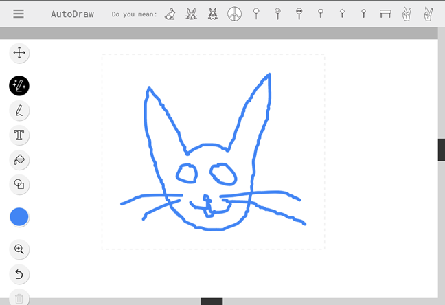 AutoDraw, การวาดภาพ