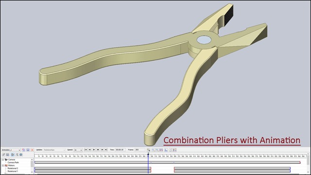 Combination Pliers with Animation