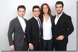 Il Volo and Roberta Armani