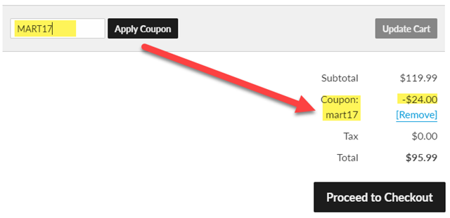 Use coupon code MART17 to save