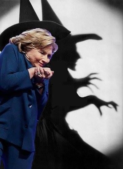 hillary witch