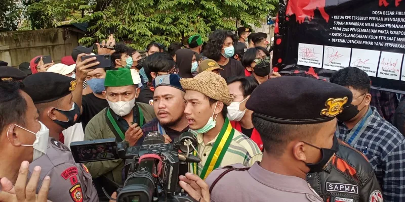 Gedung KPK Ramai Diserbu Sejumlah Demonstran, Sampaikan Berbagai Macam Tuntutan