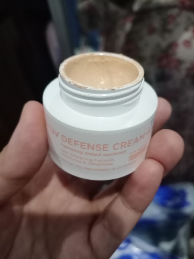 Review UV Defence Cream Hydrating Tinted Sunblock Sendayu Tinggi