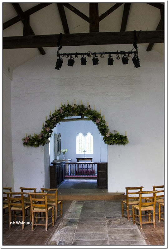 inside church