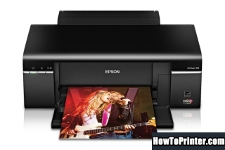 Reset Epson Artisan 50 printer by Resetter program