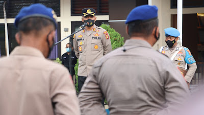 Dalam Apel Pimpinan ,Kapolres Jembrana Tekankan Beberapa Hal Penting 