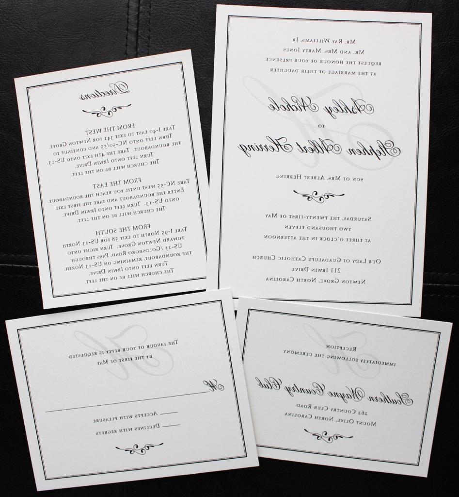 Monogram Watermark Wedding