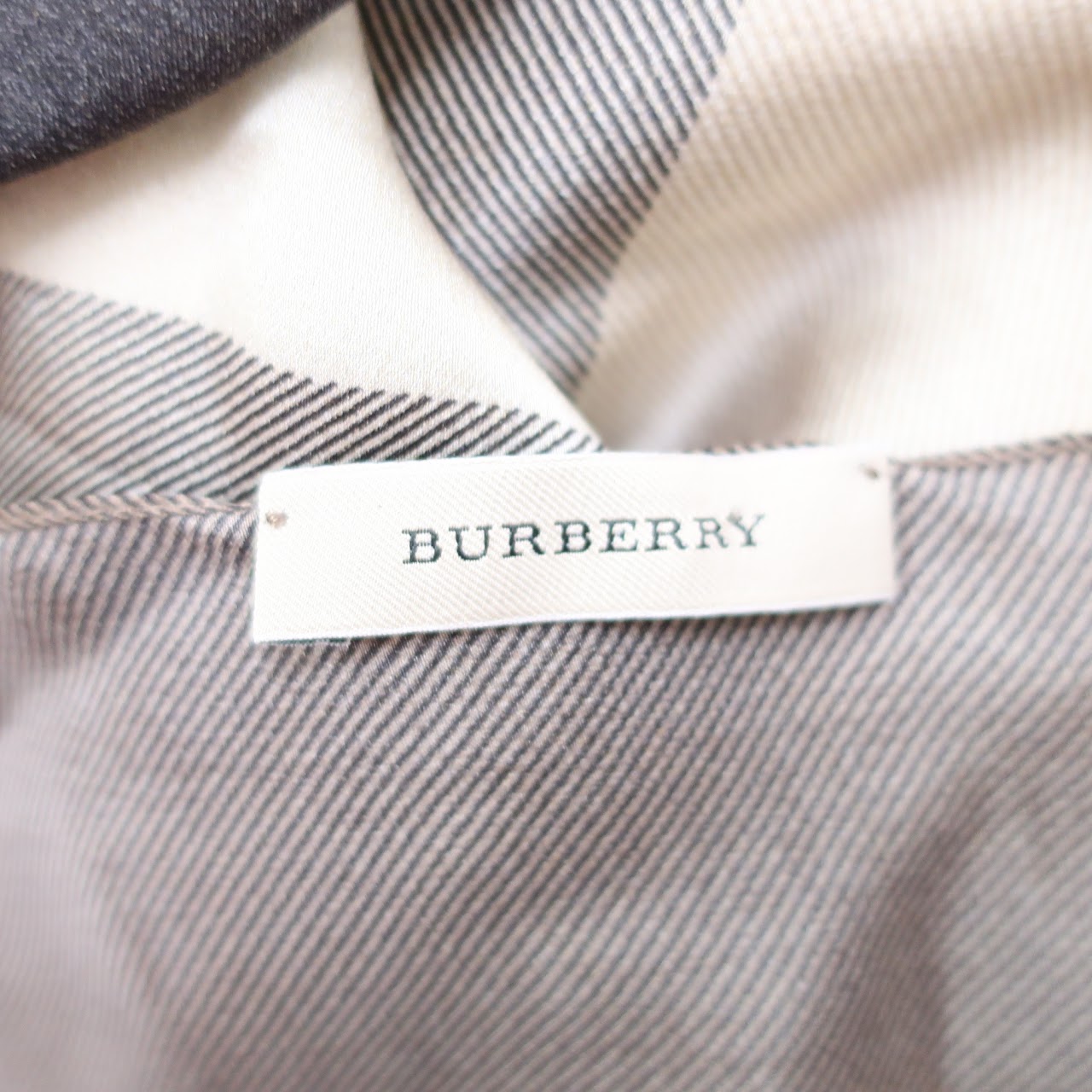 Burberry Silk Plaid Scarf