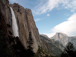 Yosemite Falls and Half Dome