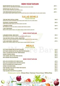 The Nature Bar menu 3