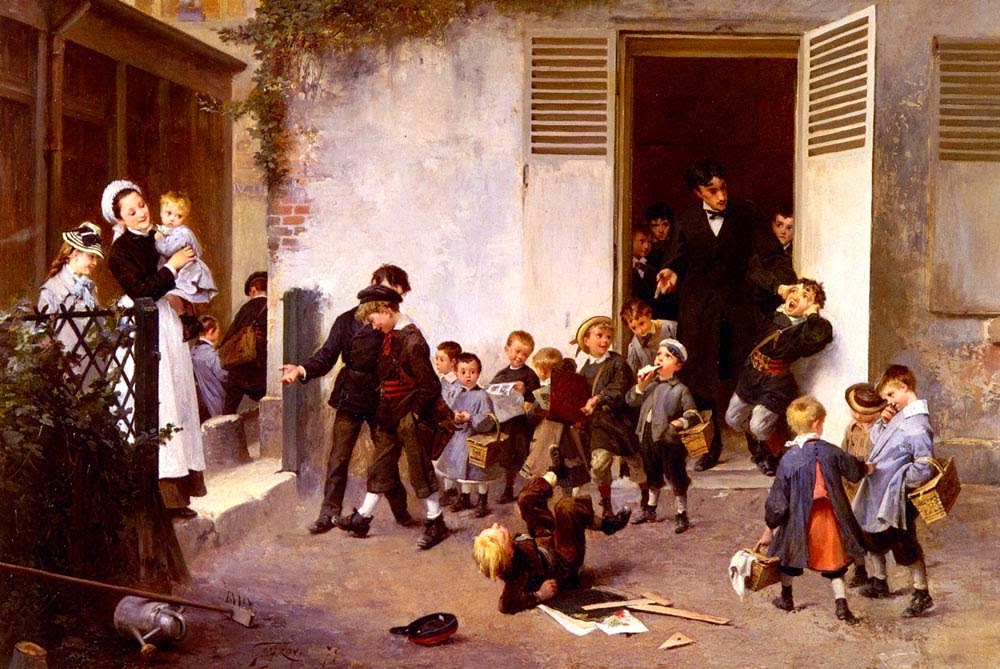 Henry Jules Jean Geoffroy - Class is Over