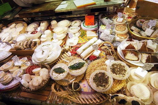 Snacks at Avignon's Les Halles market. From Exploring the Back Roads of Provence