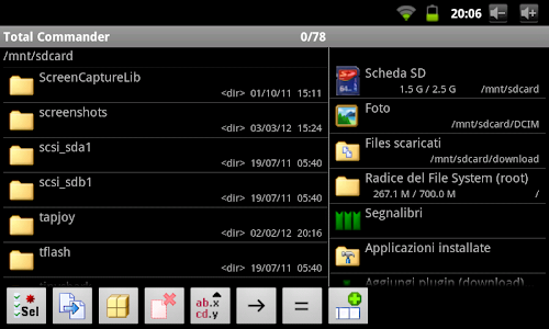 Total Commander per Android