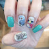 Owls Water Decal Nail Wrap Nail Art