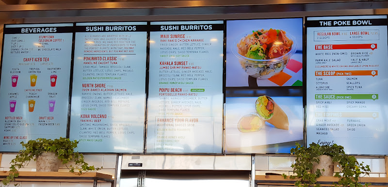 menu at Pokirrito