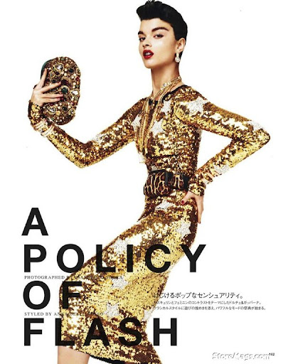 Crystal Renn - Vogue Japan October 2011