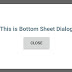 Transparent BottomSheet Dialog with radius     