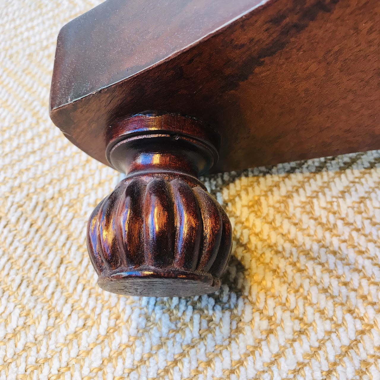 English Regency 19th C. Mahogany Planter Table Pair