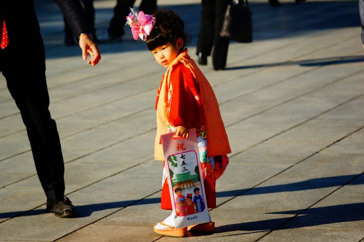 shichi go san festival in Meiji Jingu - Harajuku - Tokyo