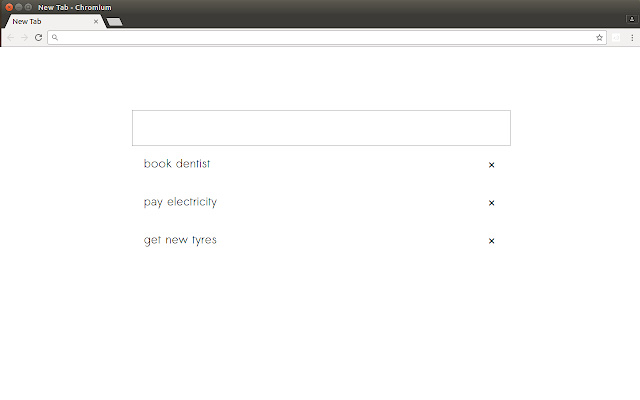 New Tab as Tasks chrome extension