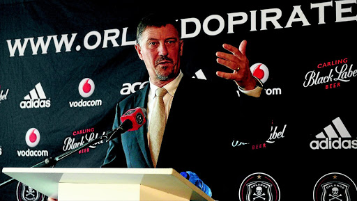 The new Orlando Pirates coach, Kjell Jonevret, is a serious football man as Scandinavian coaches are serious about football, says Stuart Baxter. Photo: Sydney Mahlangu/BackpagePix