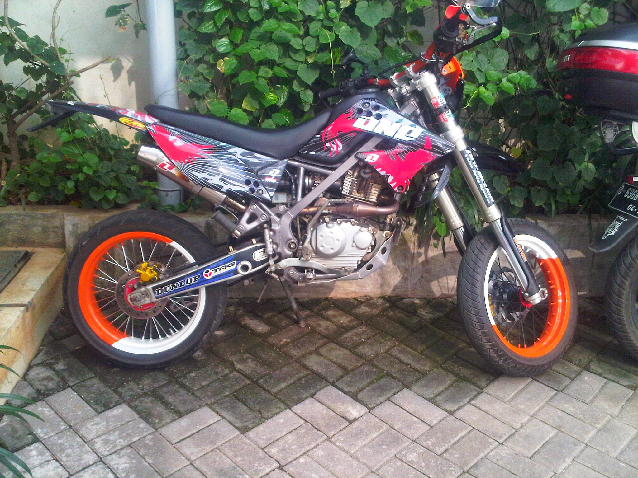 Kawasaki D-Tracker 150cc Modifikasi