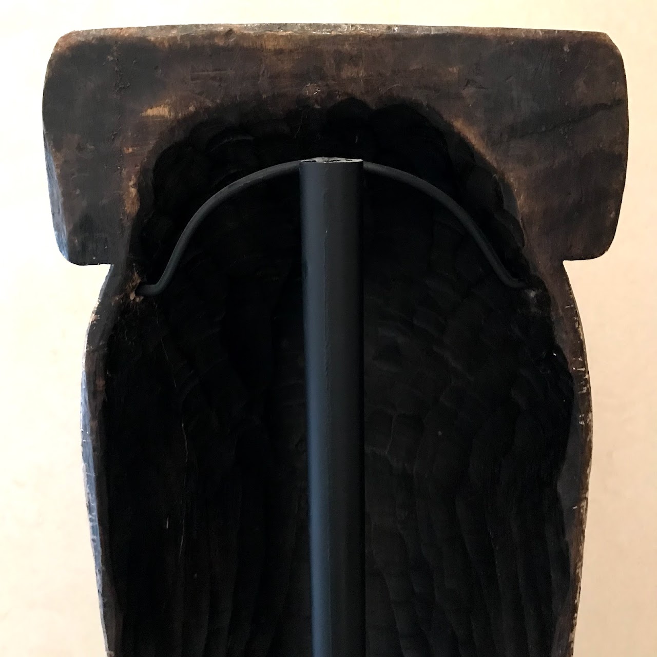 Large African Mask with Stand