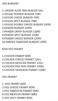 The Burgers Cafe menu 2