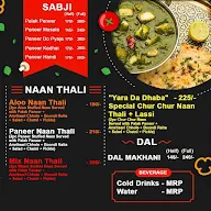 Yaara Da Dhaba menu 1