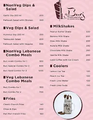 Burj Shawarma menu 1