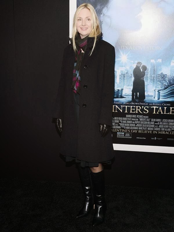 Hope Davis attends the 'Winter's Tale' world premiere at Ziegfeld Theater on February 11, 2014 in New York City.