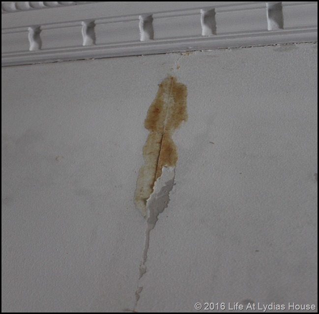 seam damage to wall