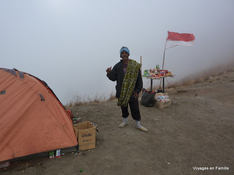 Rinjani crater rim