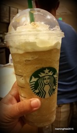 Yum - caramel frappachino!