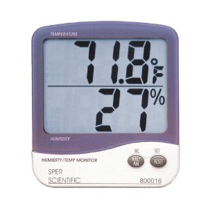 Digital Humidity Temperature Monitor Thermometer by Sper Scientific