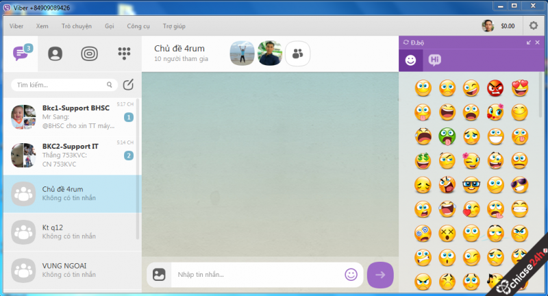 Fix loi trang ung dung viber tren desktop