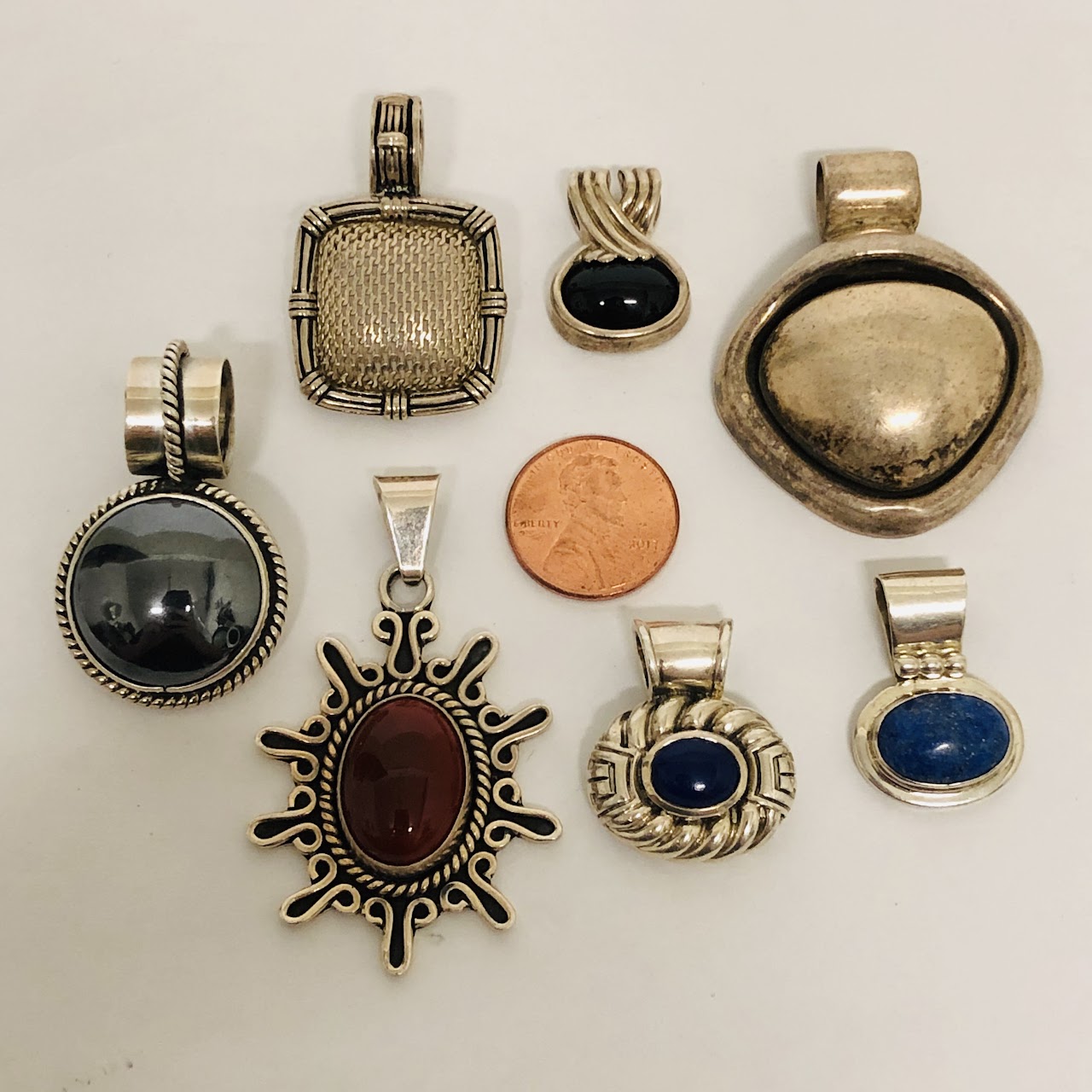 Sterling Silver Pendant Lot