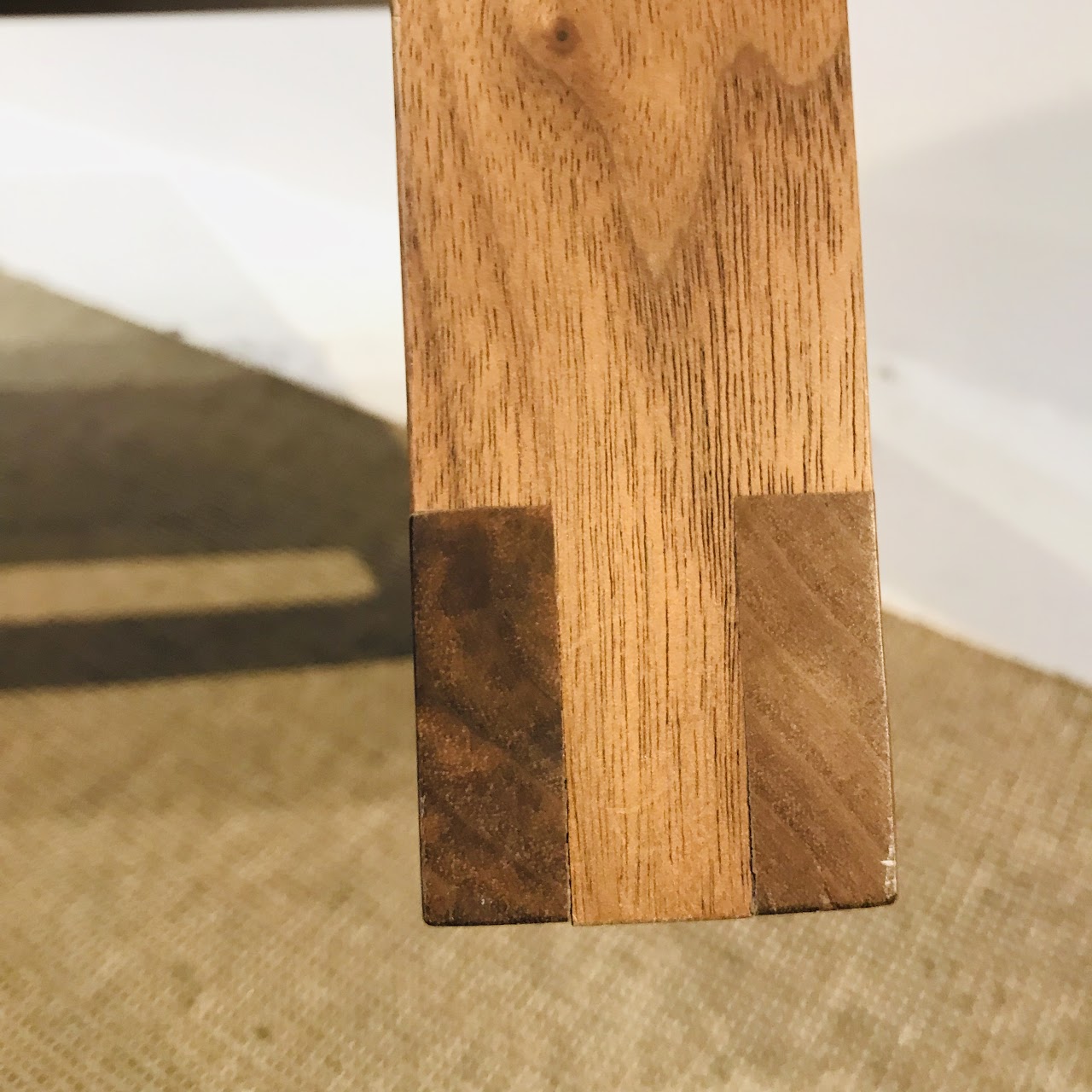 Contemporary Teak End Table