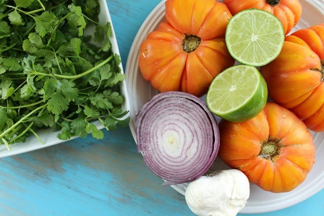 fresh salsa ingredients