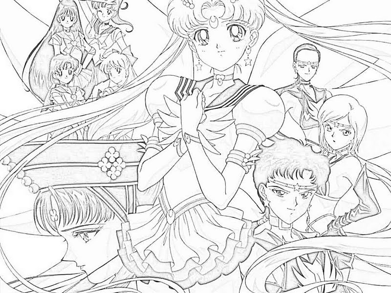 sailor neptune coloring pages