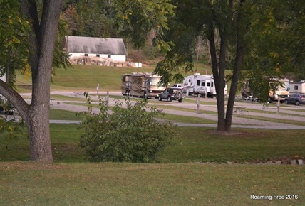 Our site in the lower area of the campground