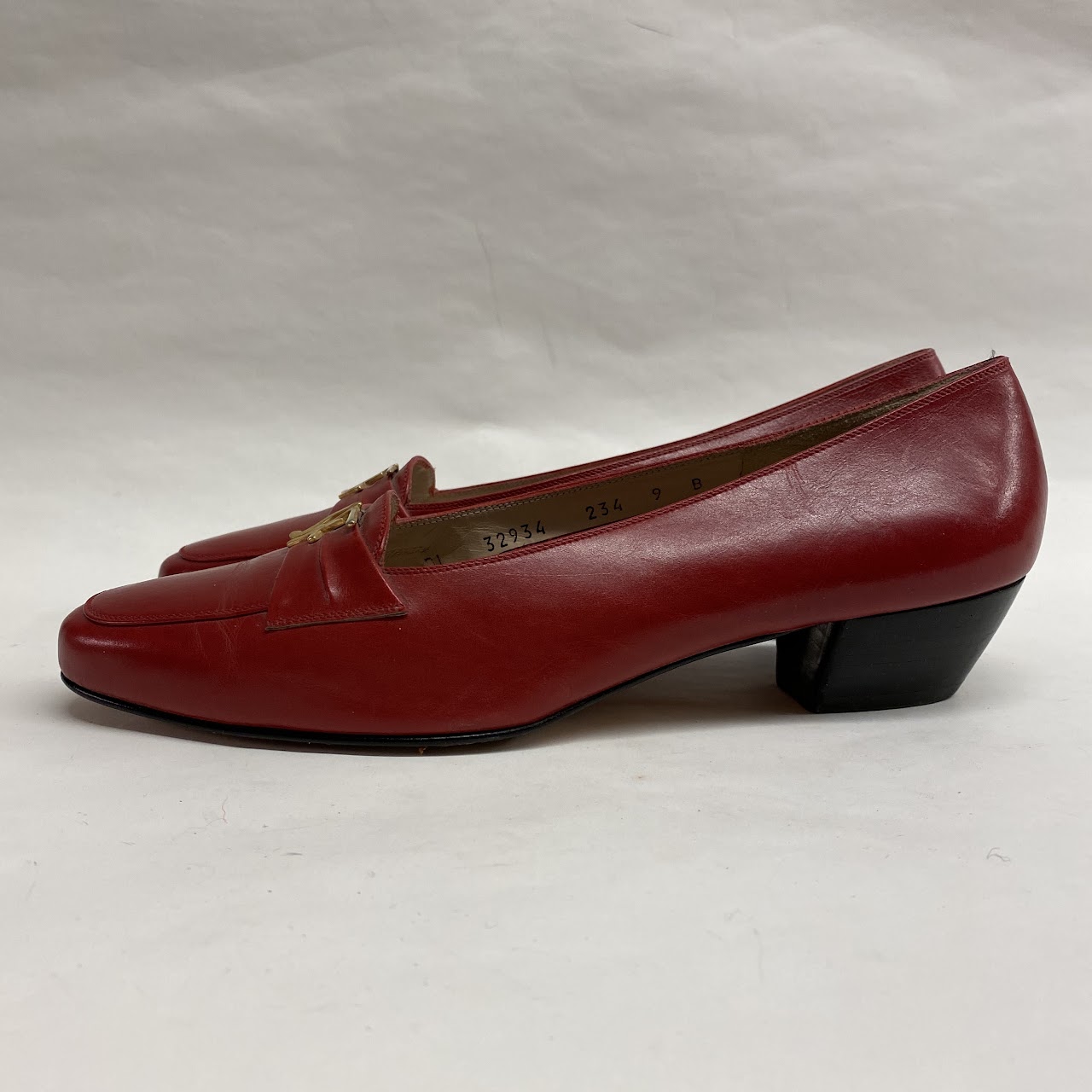 Salvatore Ferragamo Red Low Pumps