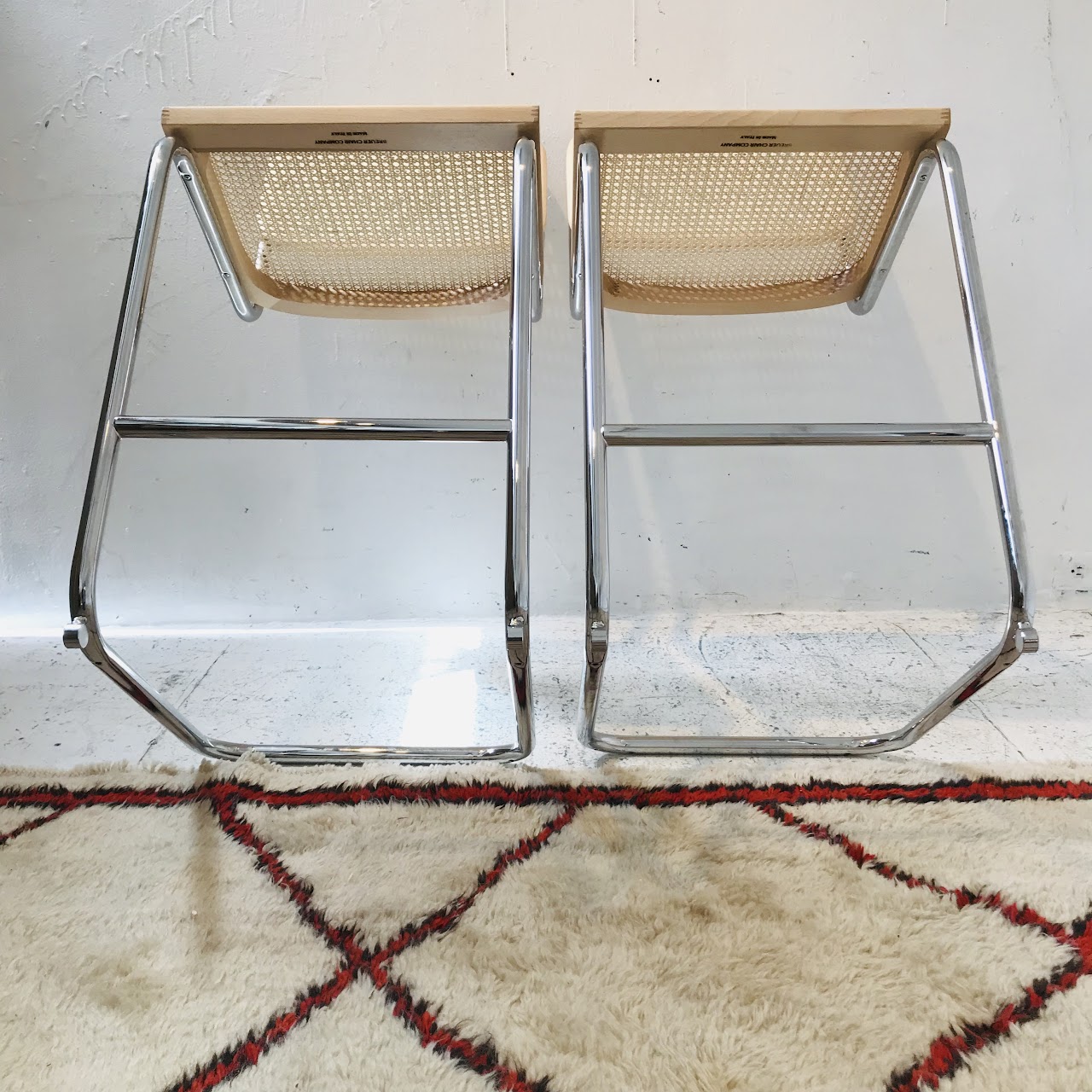 Breuer Chair Co. Cesca Stool Pair